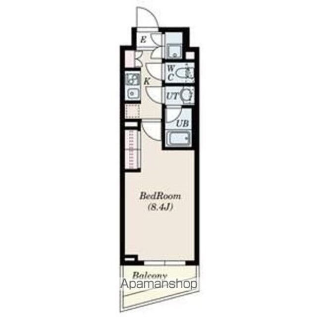 ＳーＦＯＲＴ中板橋[1K/27.34m2]の間取図