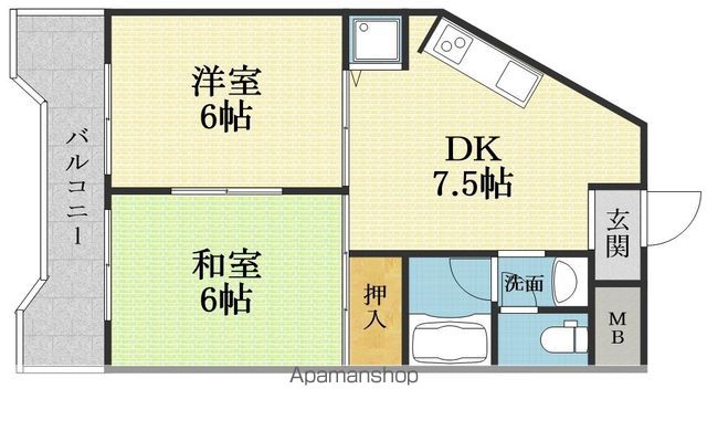 エクセル須賀の森の間取り写真