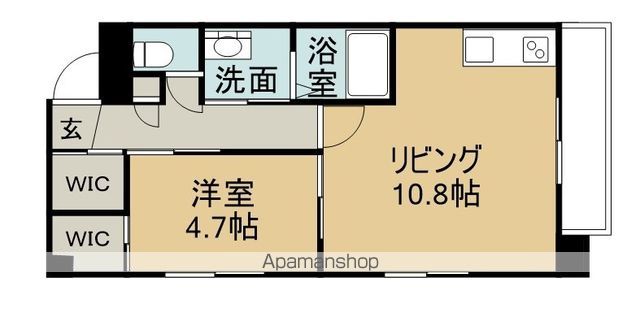 カーサあくら通りの間取り写真