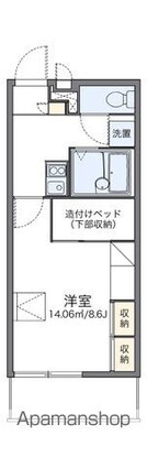 レオパレス秀[1K/23.18m2]の間取図