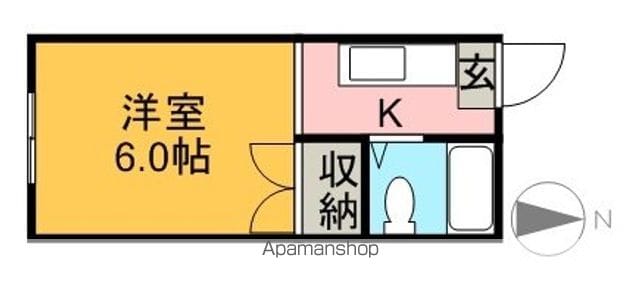 パナハイツカワサキの間取り写真