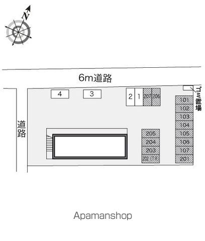 レオパレス堺 206 ｜ 福岡県福岡市東区塩浜１丁目22-10（賃貸アパート1K・2階・20.28㎡） その23