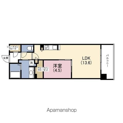 OPUS RESIDENCE SHINSAIBASHI SOUTの間取り写真