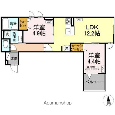 セレスティア荒川Nの間取り写真