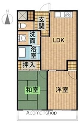 サンマルコ[2LDK/52.79m2]の間取図