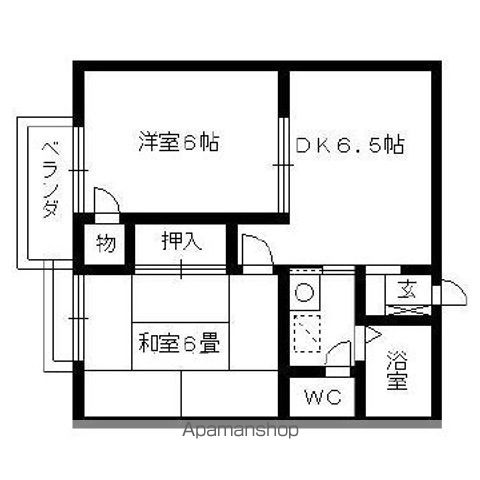 【メゾン・エクセルⅡの間取り】