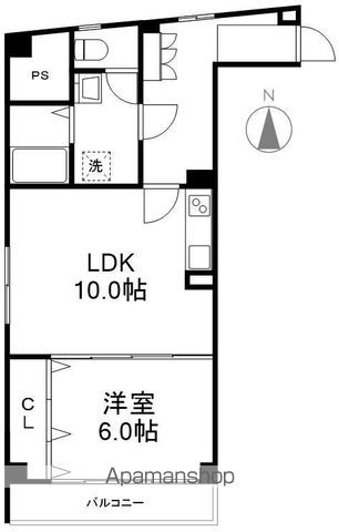 須賀マンションの間取り写真