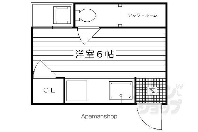 ハイツ松ヶ崎の間取り写真