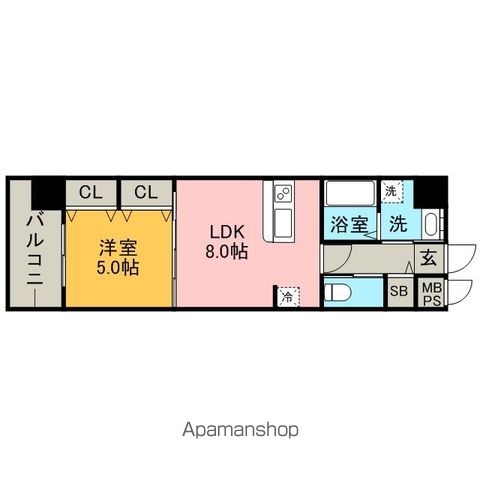 エンクレスト博多駅南IIの間取り写真