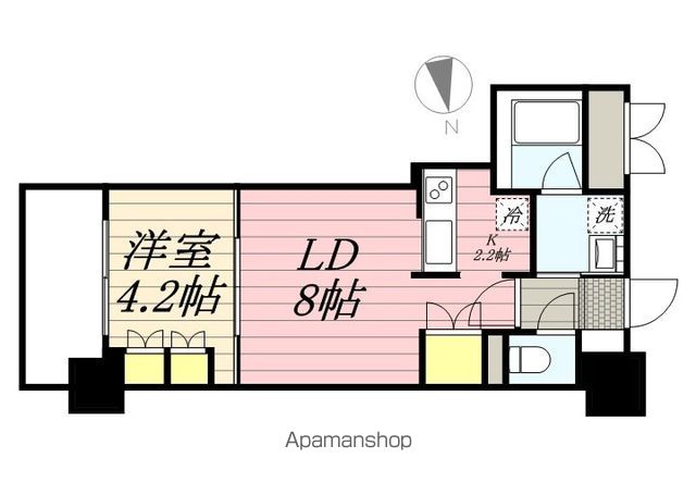 福岡市東区水谷のマンションの間取り