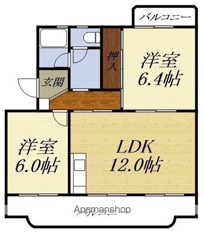 ハイフォレストの間取り写真