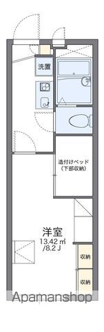 レオパレスナイズ紫竹の間取り写真