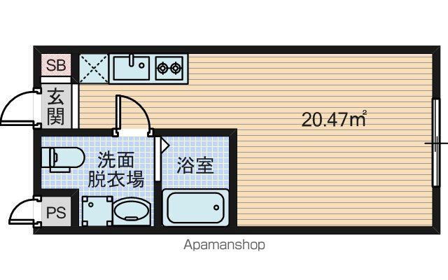 CELESTE東中島の間取り写真