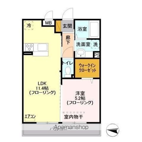 VILLA GARLAND COURTの間取り写真