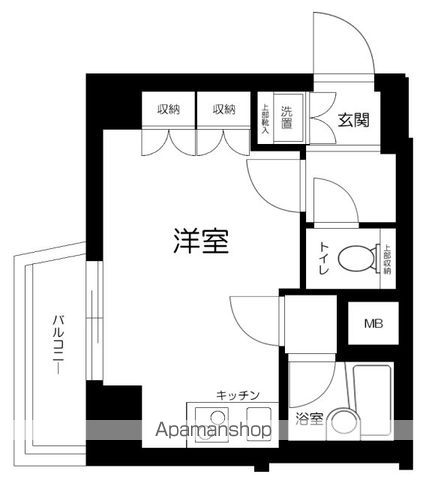 ルーブル渋谷初台弐番館の間取り写真