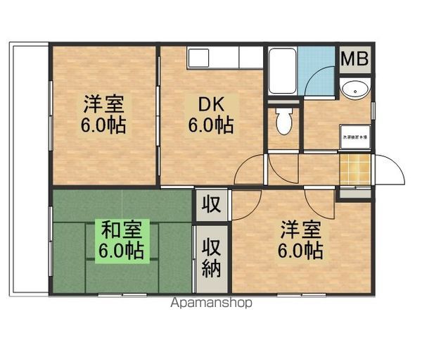 K&KビルドA棟の間取り写真