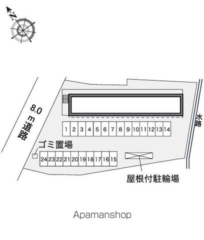 レオパレスララハウス 104 ｜ 千葉県市原市島野2108-2（賃貸アパート1K・1階・23.18㎡） その12