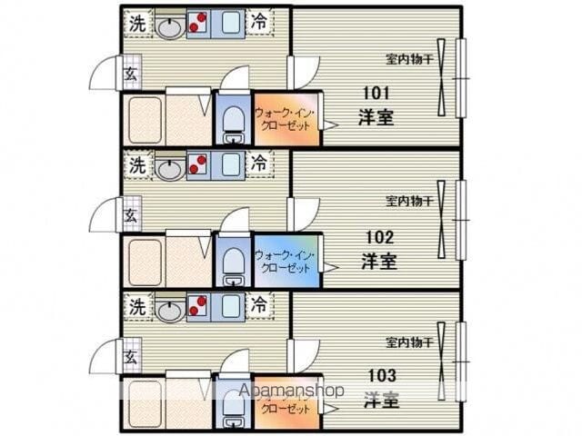AMBITION本千葉の間取り写真