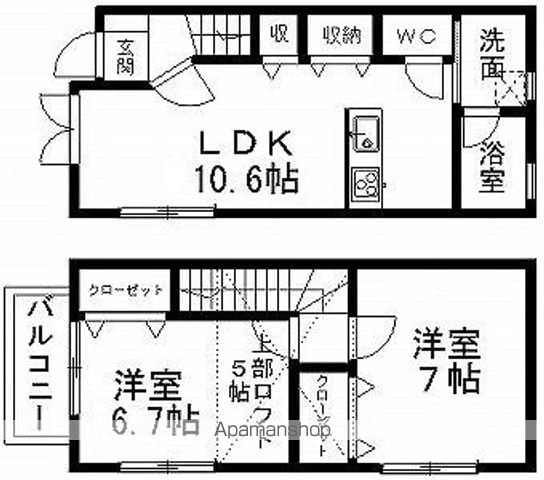ヨーロピアンシャレー八景水谷の間取り写真
