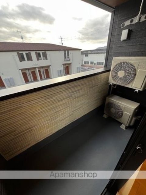 グランブルー八代　Ａ[2LDK/59.58m2]のバルコニー