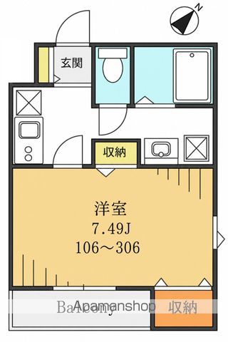 グレイス雷電の間取り写真