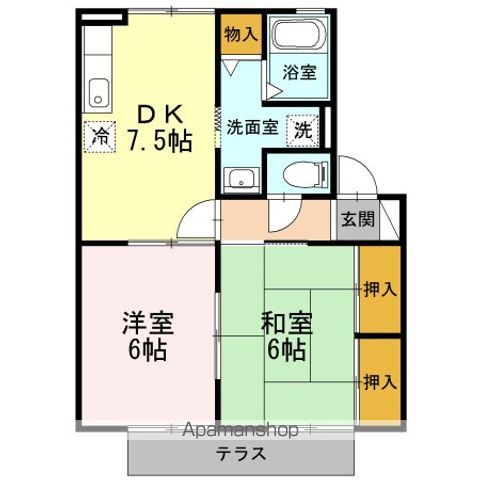 同じ建物の物件間取り写真 - ID:222016970134