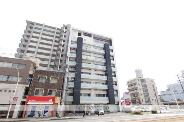 広島電鉄江波線 舟入幸町駅 徒歩2分 9階建 築22年の外観写真