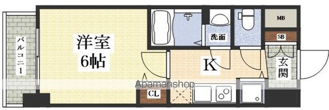 プレサンス新大阪コアシティの間取り写真