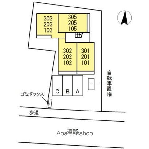 ザ・シティハウス白山 105 ｜ 岐阜県岐阜市白山町２丁目9-1（賃貸アパート1LDK・1階・33.64㎡） その23