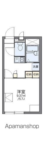 レオパレスパークハイム鷹合の間取り