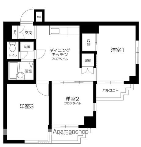 【ロイヤルパレス板橋の間取り】