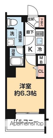 ガレリアレジデンス石川町の間取り