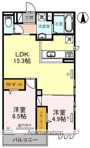 クラシスト今川の間取り