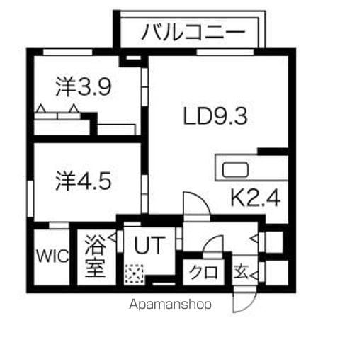 CROSSBELL524の間取り写真