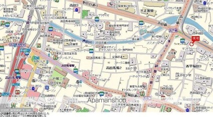 シンシア西早稲田[1K/21.75m2]の周辺4
