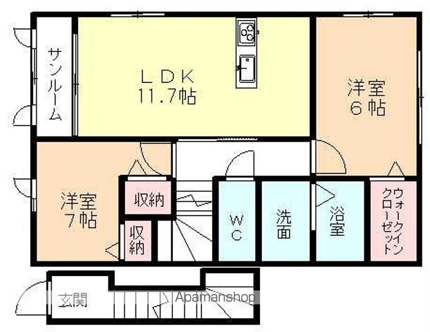 レジーナIIIの間取り写真
