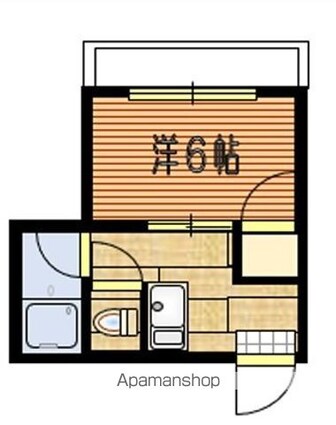 メゾンＸＹＺ[1K/23.14m2]の間取図