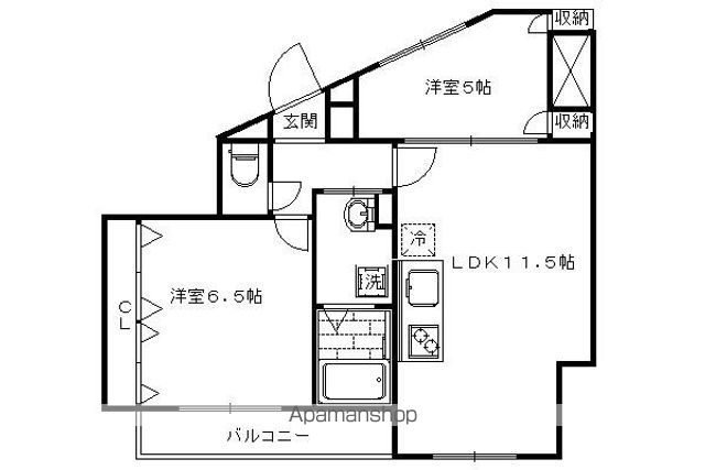 ランフォート西院の間取り写真