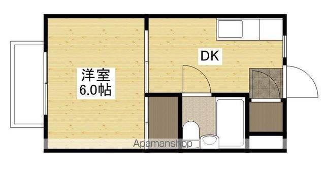 野地ハイツの間取り写真