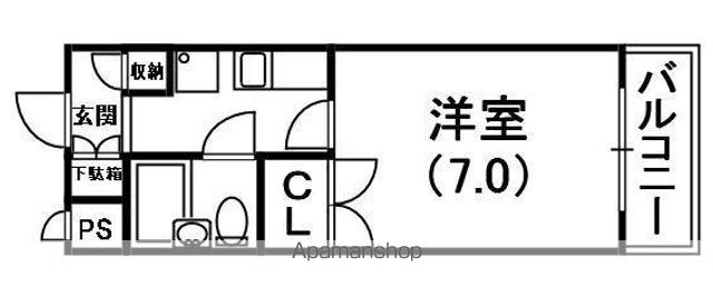 大東御殿山ビルの間取り写真