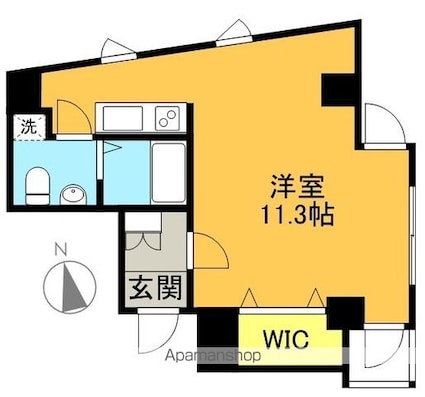 東京都世田谷区松原５丁目[1R/31.65m2]の間取図