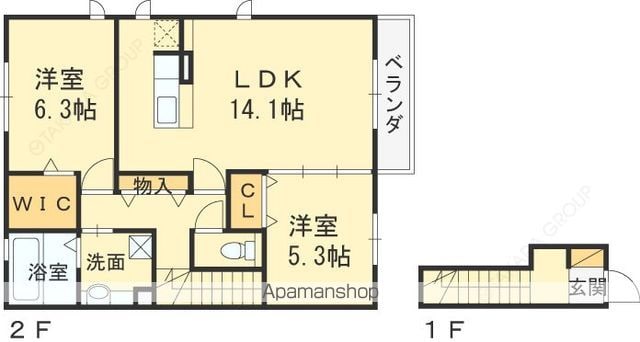 コンフォートNの間取り写真