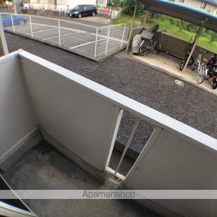 ピースフルハウスＩ（アイ）[2DK/46.53m2]のバルコニー