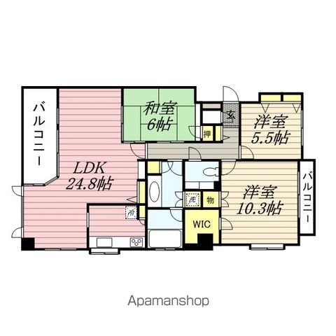 福岡市中央区大濠２丁目 7階建 築17年のイメージ