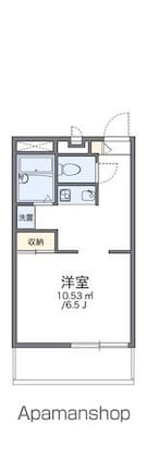 レオパレスりんどう[1K/23.18m2]の間取図