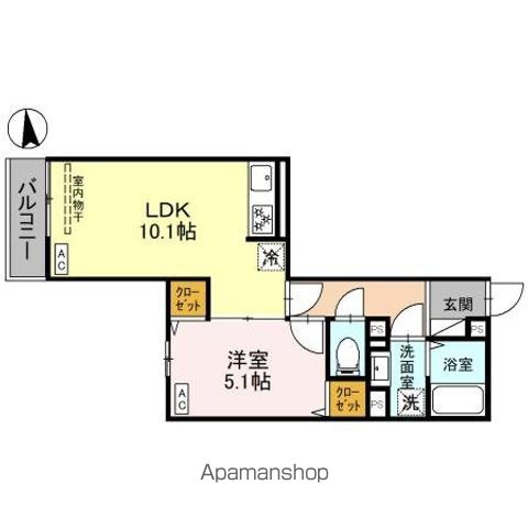 【グラナーデ東新町の間取り】