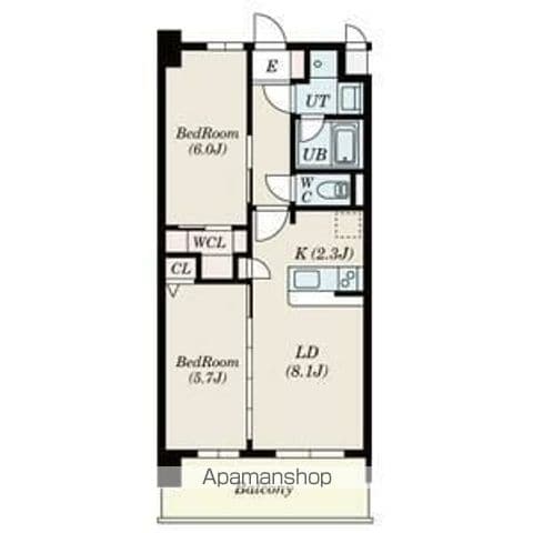 SーRESIDENCE博多駅南AFFORDの間取り写真