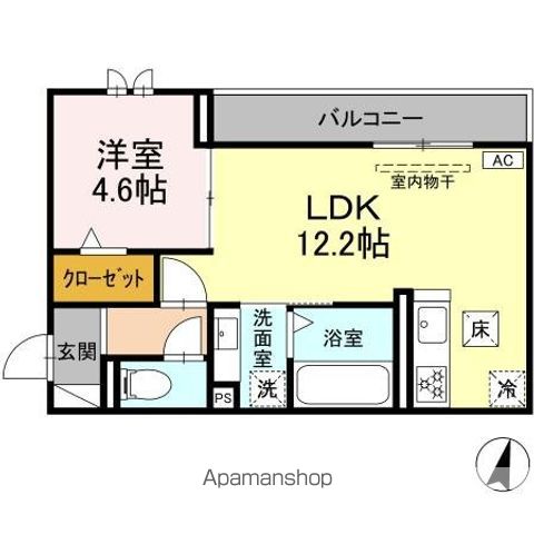 【ＤーＲＯＯＭ徹明通の間取り】