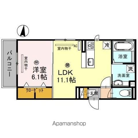 ＳＵＰＥＲＩＥＵＲ（シュペリユール） 301 ｜ 和歌山県和歌山市秋月261-3（賃貸アパート1LDK・3階・42.03㎡） その2