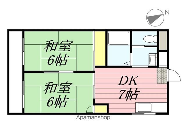 【ジェンティーレ千早南の間取り】